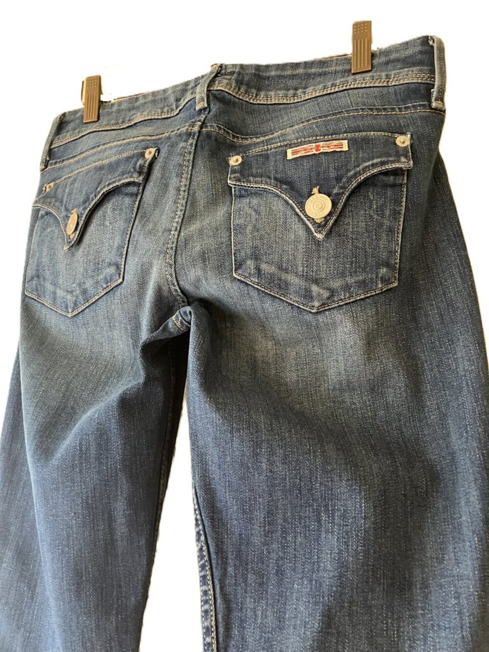Hudson Jeans Women's Size 28 Stretchy Collin Skinny Crop Medium Wash Denim - Picture 4 of 7